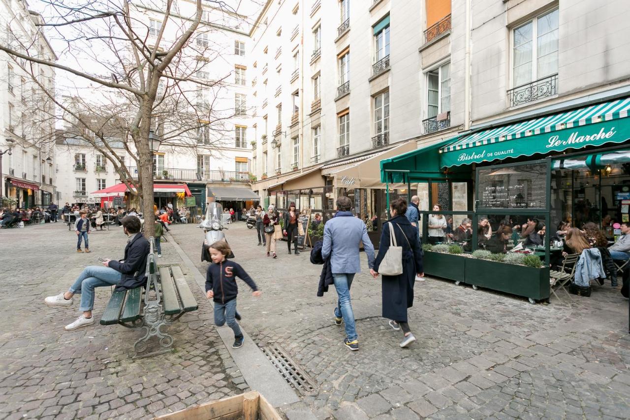 Le Marais Place Sainte Catherine With Ac Париж Екстериор снимка